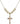 Crucifix Crystal Necklace | 1 inch | 6mm Beads   14kt Gold Filled