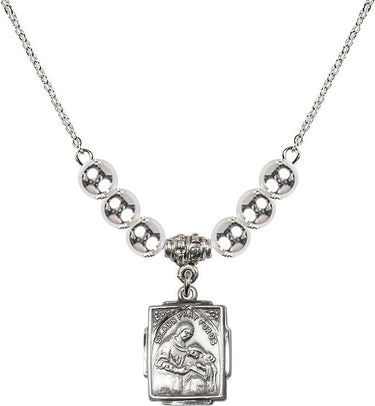 Saint Anne Crystal Necklace | 5/8 inch | 6mm Beads | N32-0804A