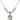 Saint Cecilia Crystal Necklace | 5/8 inch | 6mm Beads   Sterling Silver