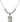 Saint Cecilia Crystal Necklace | 5/8 inch | 6mm Beads   Sterling Silver