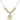 Saint Christopher Crystal Necklace | 3/4 inch | 6mm Beads   14kt Gold Filled