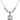 Saint Gerard Majella Crystal Necklace | 5/8 inch | 6mm Beads   Sterling Silver