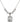 Saint Gerard Majella Crystal Necklace | 5/8 inch | 6mm Beads   Sterling Silver