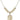 Infant of Prague Crystal Necklace | 3/4 inch | 6mm Beads   14kt Gold Filled