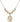 Infant of Prague Crystal Necklace | 3/4 inch | 6mm Beads   14kt Gold Filled