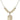 Miraculous Medal Crystal Necklace | 5/8 inch | 6mm Beads   14kt Gold Filled