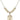 Saint Peregrine Crystal Necklace | 3/4 inch | 6mm Beads   14kt Gold Filled
