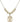 Saint Peregrine Crystal Necklace | 3/4 inch | 6mm Beads   14kt Gold Filled
