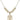 Saint Michael the Archangel Crystal Necklace | 5/8 inch | 6mm Beads   14kt Gold Filled