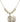 Scapular Crystal Necklace | 5/8 inch | 6mm Beads   14kt Gold Filled