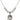 Saint Teresa of Calcutta Crystal Necklace | 5/8 inch | 6mm Beads   Sterling Silver