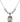 Saint Teresa of Calcutta Crystal Necklace | 5/8 inch | 6mm Beads   Sterling Silver