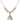 Saint Anne Crystal Necklace | 3/4 inch | 6mm Beads   14kt Gold Filled