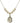 Saint Cecilia Crystal Necklace | 3/4 inch | 6mm Beads   14kt Gold Filled