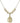 Saint Christopher Crystal Necklace | 3/4 inch | 6mm Beads   14kt Gold Filled