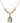 Divine Mercy Crystal Necklace | 3/4 inch | 6mm Beads   14kt Gold Filled