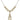 Infant of Prague Crystal Necklace | 1 inch | 6mm Beads   14kt Gold Filled