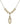 Infant of Prague Crystal Necklace | 1 inch | 6mm Beads   14kt Gold Filled