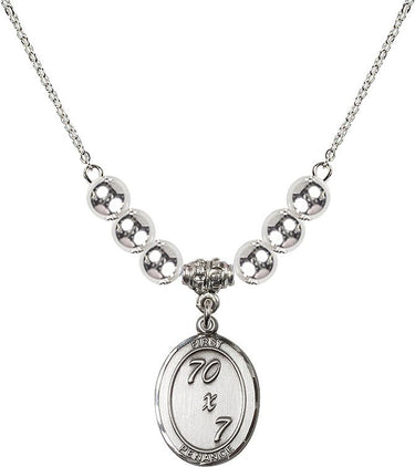 First Penance Crystal Necklace | 3/4 inch | 6mm Beads | N32-0867
