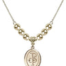 Matrimony Crystal Necklace | 3/4 inch | 6mm Beads   14kt Gold Filled
