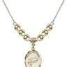 Graduation Crystal Necklace | 3/4 inch | 6mm Beads   14kt Gold Filled