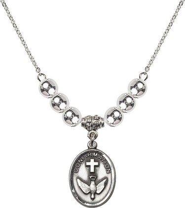 Confirmation Crystal Necklace | 3/4 inch | 6mm Beads | N32-0873