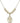 Crucifix Crystal Necklace | 3/4 inch | 6mm Beads   14kt Gold Filled