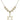 Star of David Crystal Necklace | 7/8 inch | 6mm Beads   14kt Gold Filled
