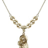Madonna Crystal Necklace | 7/8 inch | 6mm Beads   14kt Gold Filled