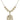 Saint Christopher Crystal Necklace | 1 inch | 6mm Beads   14kt Gold Filled