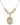 Saint Christopher Crystal Necklace | 1 inch | 6mm Beads   14kt Gold Filled
