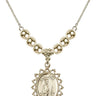 St. Jude Crystal Necklace | 1 inch | 6mm Beads   14kt Gold Filled