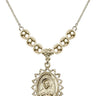 Scapular Crystal Necklace | 1 inch | 6mm Beads   14kt Gold Filled