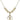 Madonna Crystal Necklace | 3/4 inch | 6mm Beads   14kt Gold Filled