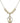 Madonna Crystal Necklace | 3/4 inch | 6mm Beads   14kt Gold Filled