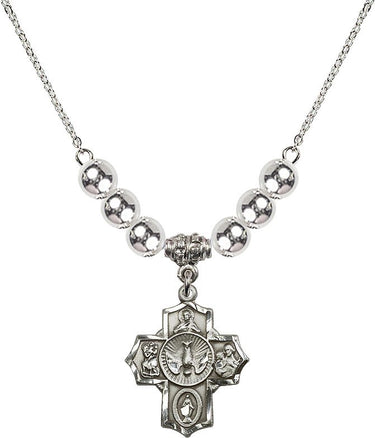 5-Way Crystal Necklace | 7/8 inch | 6mm Beads | N32-2090