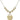 Heart Crystal Necklace | 3/4 inch | 6mm Beads   14kt Gold Filled