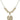 Miraculous Medal Crystal Necklace | 3/4 inch | 6mm Beads   14kt Gold Filled