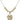 Saint Michael the Archangel Crystal Necklace | 3/4 inch | 6mm Beads   14kt Gold Filled