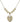 Saint Michael the Archangel Crystal Necklace | 3/4 inch | 6mm Beads   14kt Gold Filled