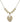 Communion Heart Crystal Necklace | 3/4 inch | 6mm Beads   14kt Gold Filled