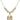 Confirmation Heart Crystal Necklace | 3/4 inch | 6mm Beads   14kt Gold Filled