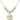 Miraculous Medal Crystal Necklace | 3/4 inch | 6mm Beads   14kt Gold Filled