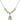 Miraculous Medal Crystal Necklace | 5/8 inch | 6mm Beads   14kt Gold Filled