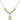 Miraculous Medal Crystal Necklace | 5/8 inch | 6mm Beads   14kt Gold Filled