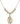 Saint Christopher Crystal Necklace | 7/8 inch | 6mm Beads   14kt Gold Filled