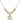 Miraculous Medal Crystal Necklace | 5/8 inch | 6mm Beads   14kt Gold Filled