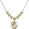 Scapular Crystal Necklace | 5/8 inch | 6mm Beads   14kt Gold Filled