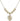 Saint Christopher Crystal Necklace | 5/8 inch | 6mm Beads   14kt Gold Filled