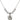 St. Jude Crystal Necklace | 5/8 inch | 6mm Beads   Sterling Silver